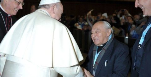 Papa Francisco com Gustavo Gutiérrez Foto vatican media