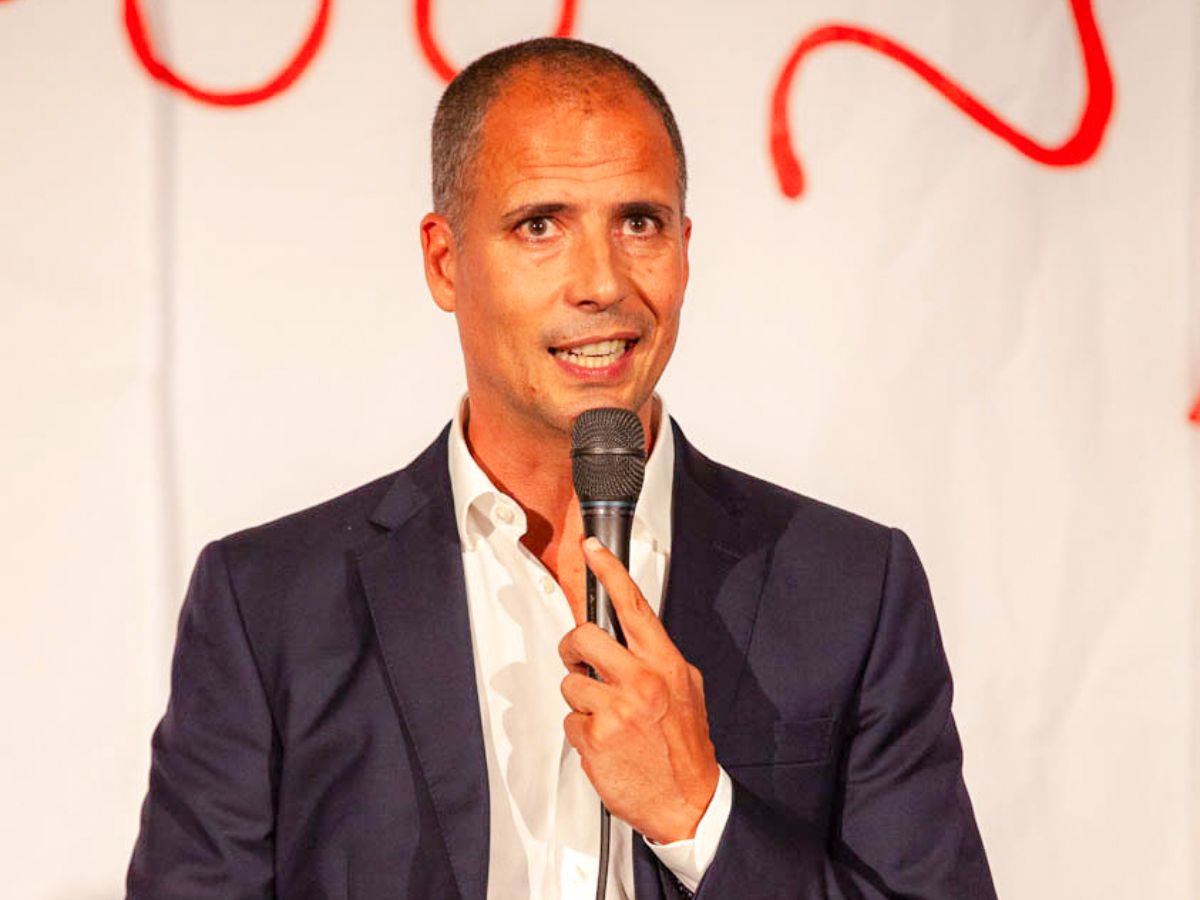 Ricardo Araújo Pereira na apresentação do novo livro no FOLIO, em Óbidos, 12 outubro 2024. Foto FOLIO