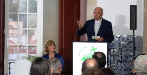 Em ano de Jubileu, Patriarcado de Lisboa quer "levar a esperança às várias áreas da sociedade" Rui Valério e Dora Isabel Rosa na apresentação do plano pastoral 2024-2026. Foto Diogo Paiva BrandãoPatriarcado de Lisboa