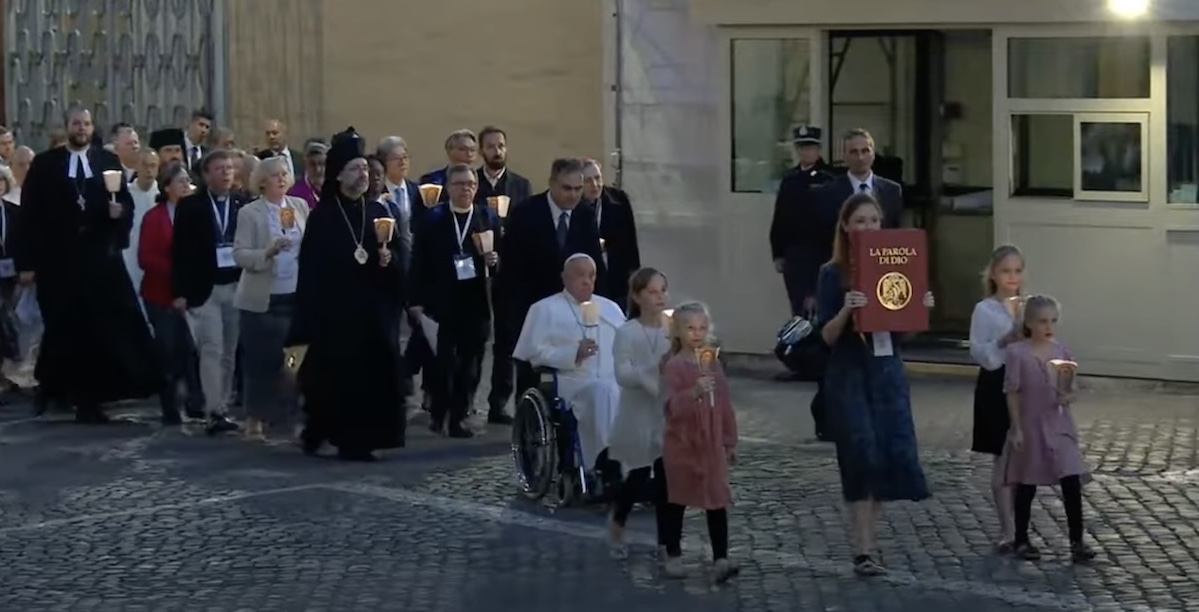 Ecumenismo, Vigília, Sínodo, Oração, Papa Francisco,