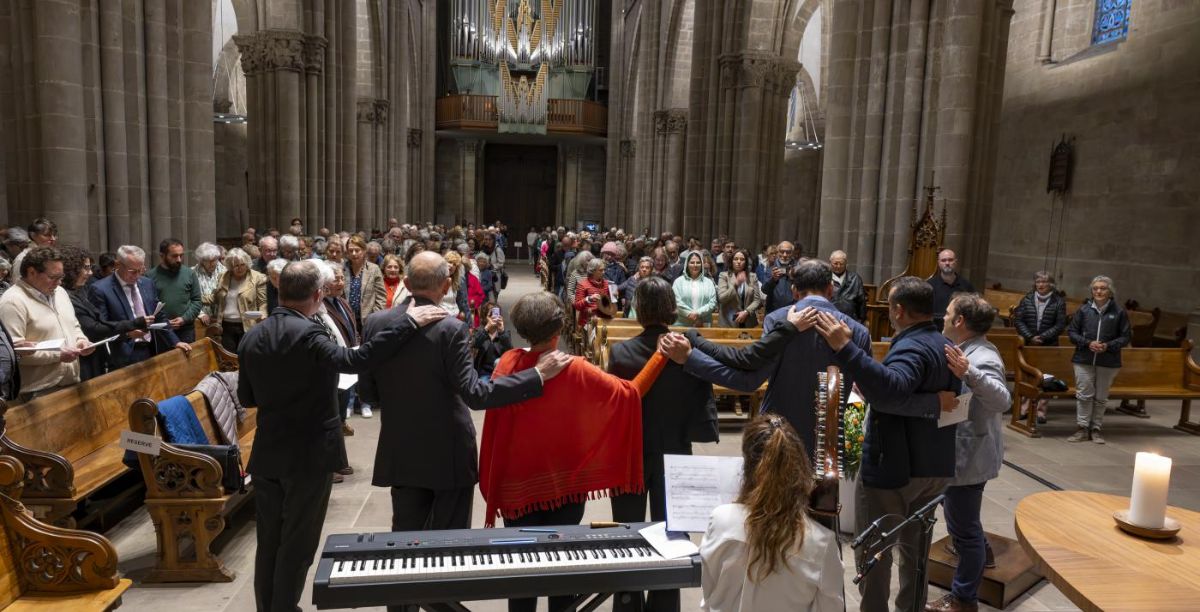 vigília interconfessional realizada na última segunda-feira, na histórica catedral de São Pedro, em Genebra, 7 outubro 2024. Foto EPG/Eric Roset