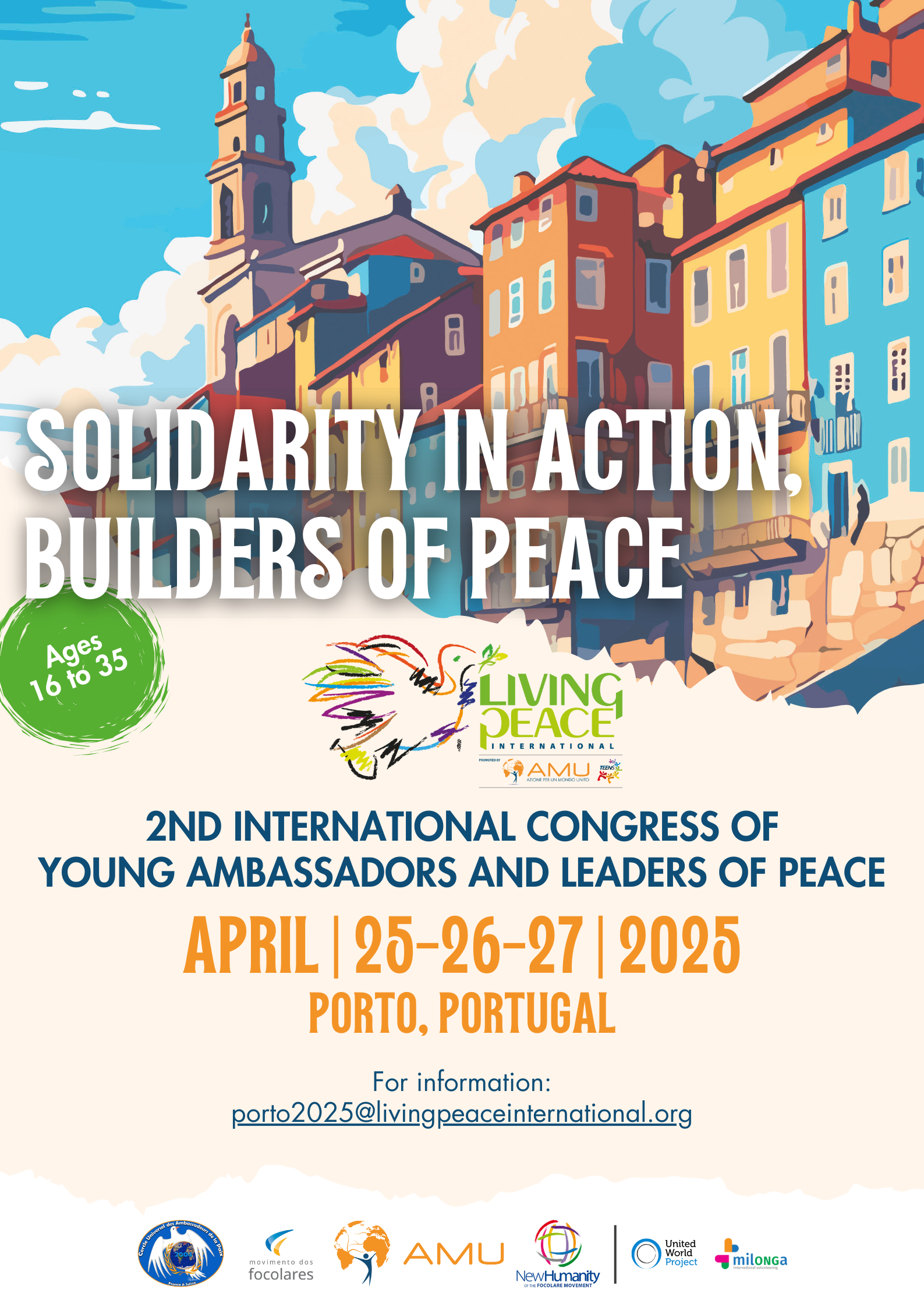 Cartaz congresso embaixadores da paz