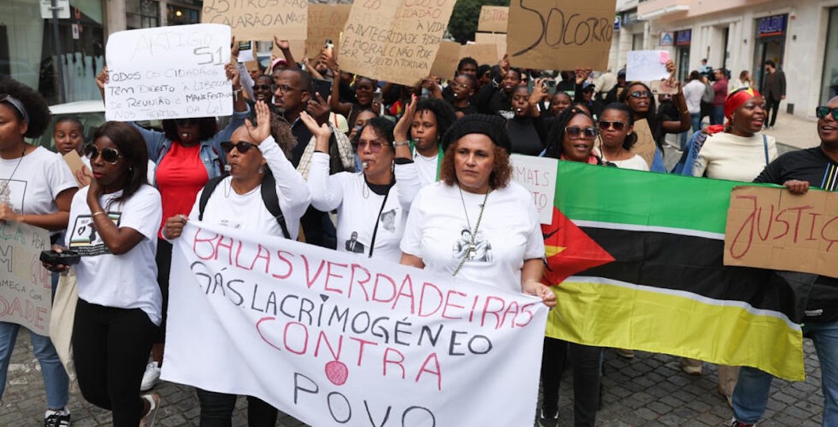 Protestos CDD Moçambique Polícia tem atuado de forma violenta contra protestos pacíficos em Moçambique. Foto © CDD Moçambique https://cddmoz.org