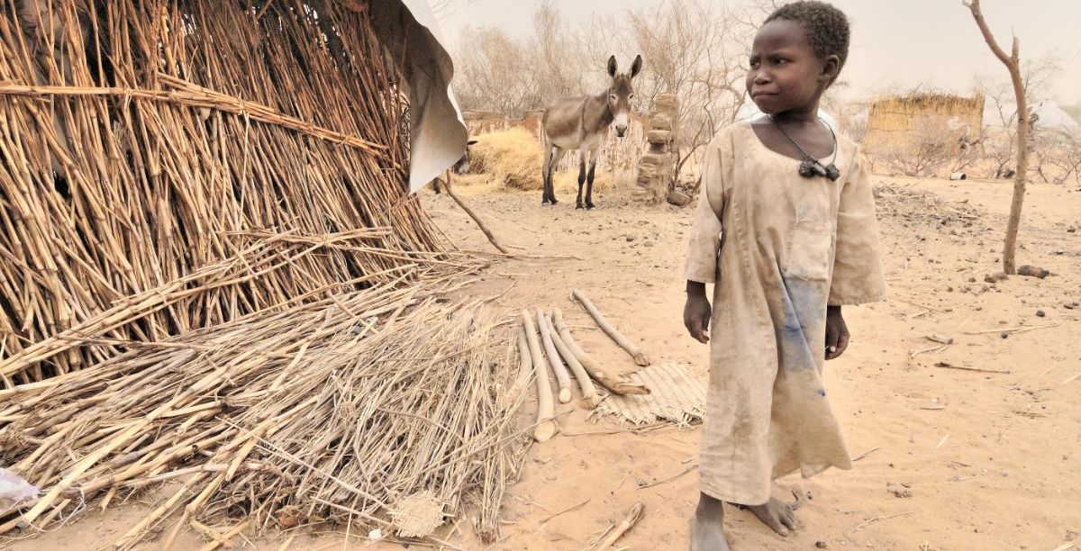 Um menino deslocado pela violência na região de Darfur, no Sudão. Foto Paul JeffreyVida na Terra