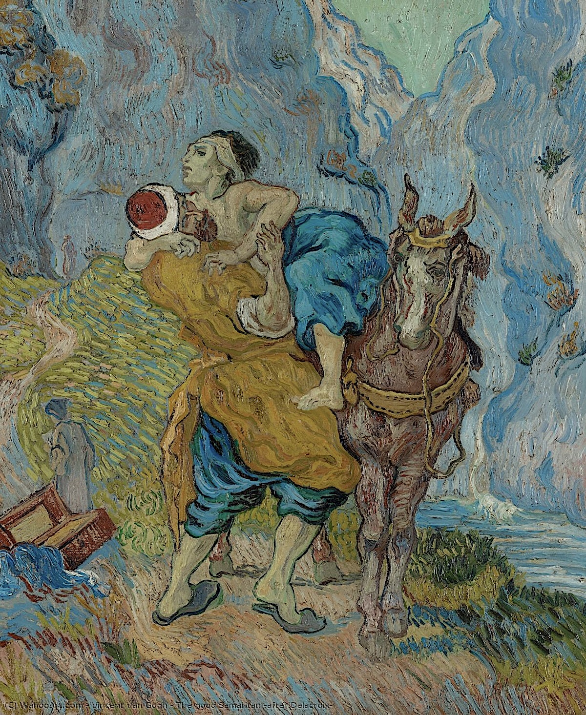 Berna (Bernadette Lopez), A Samaritana; imagem reproduzida de Évangile et Peinture.