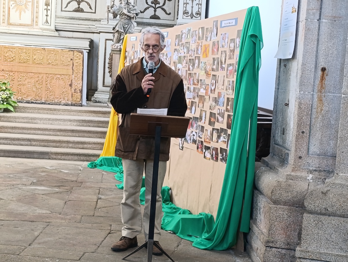 José Nobre na Serra do Pilar: “Este lugar tem uma vocação natural para fazer parar, descansar, contemplar e restabelecer.” Foto: Direitos reservados