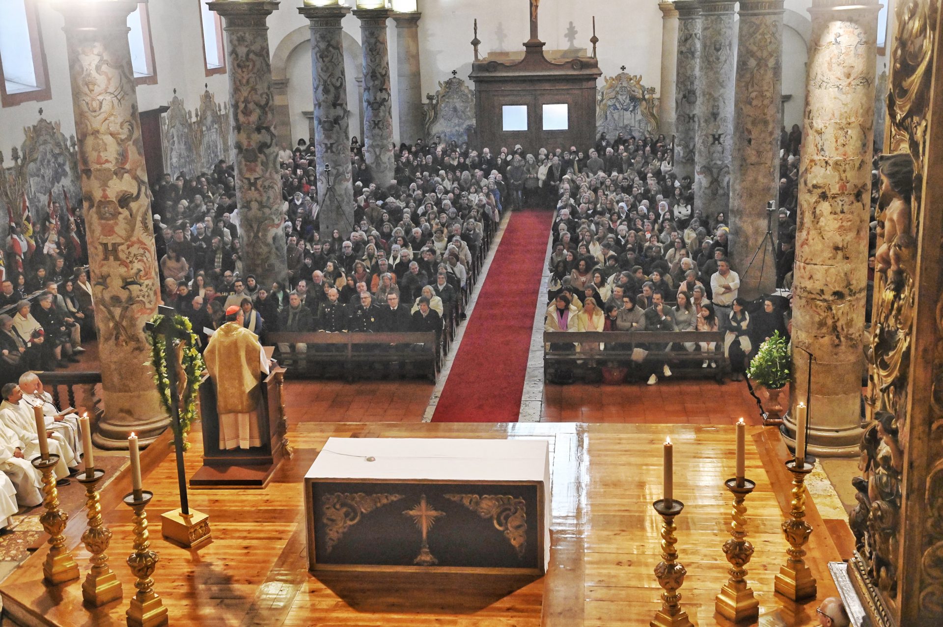O cardeal Américo Aguiar anunciou o perdão das dívidas pessoais e individuais à Diocese de Setúbal, como forma de assinalar o Jubileu convocado pelo Papa. Foto © Diocese de Setúbal/Ricardo Perna
