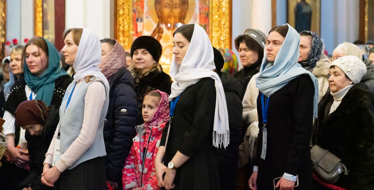Celebração na Catedral do Espírito Santo em Minsk, 2023. Foto Church.by