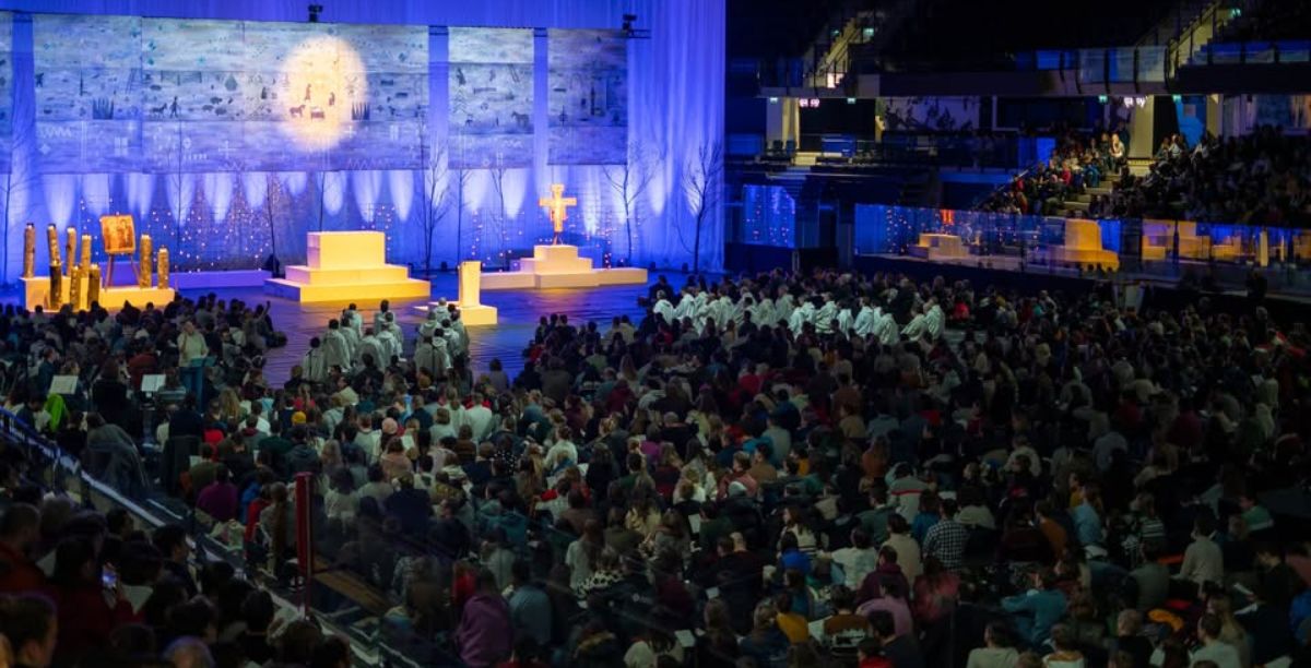 Encontro Europeu de Taizé em Tallinn, Estónia, 29 dezembro 2024. Foto Taizé