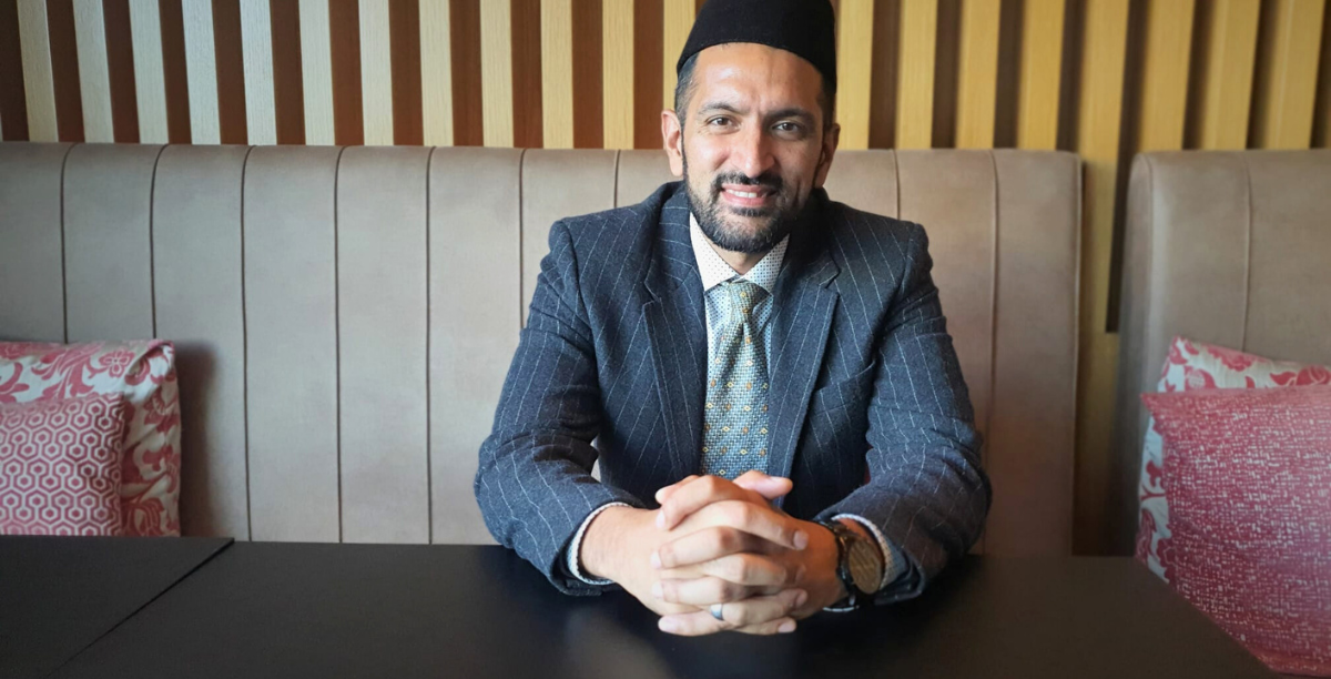 Imam Marwan Gill fotografado em Lisboa, 4 dezembro 2024. Foto Clara Raimundo