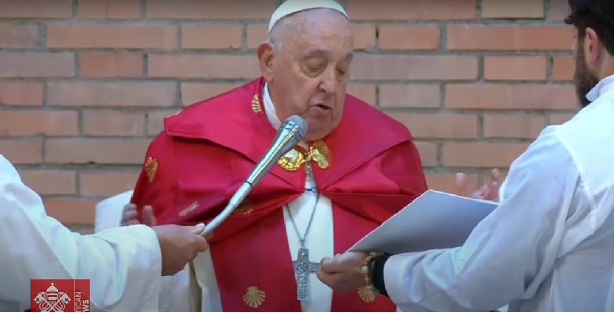 Papa Francisco. Penitenciária de Rebibbia