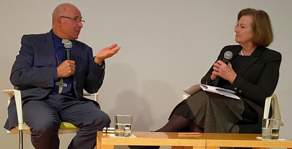 Rui Valerio e Maria Joao Avillez nos encontros de Santa Isabel 2024