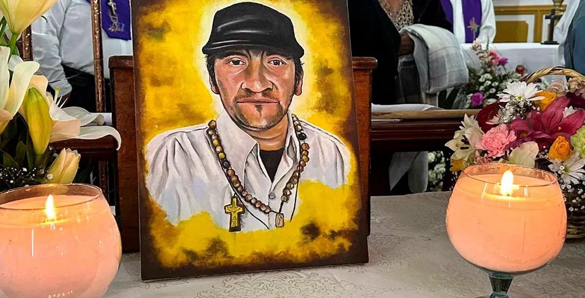 Velório do padre mexicano Marcelo Pèrez. Foto DR