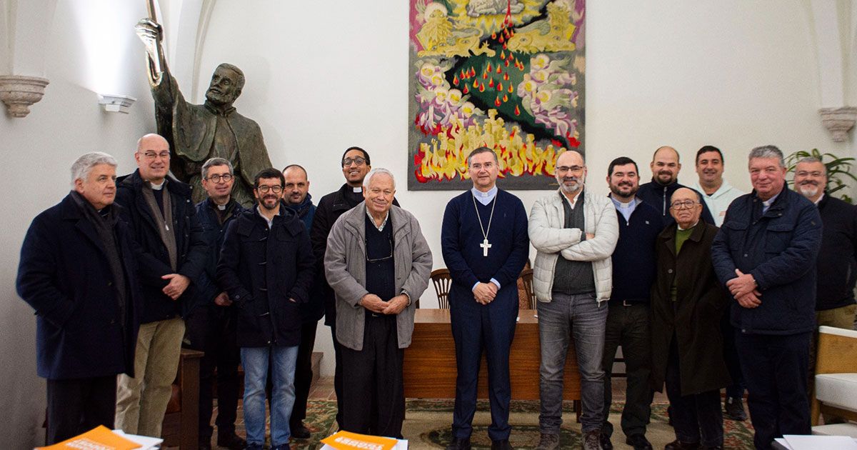 Conselho Presbiteral da Diocese de Setúbal, janeiro 2025. Foto Lara Franquelim Alves Diocese de Setúbal Conselho Presbiteral da Diocese de Setúbal, janeiro 2025. Foto Lara Franquelim Alves Diocese de Setúbal