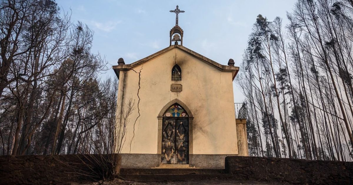 capela centenária da Nossa Senhora da Aflição em Gondomar foto DR
