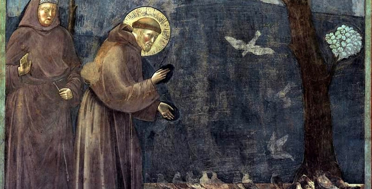Giotto, Pintura, Francisco de Assis, Sermão aos Pássaros