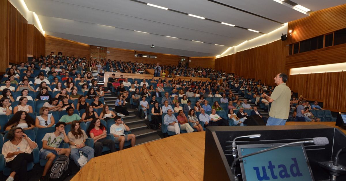 Grande auditório da UTAD. Foto UTAD Grande auditório da UTAD. Foto UTAD