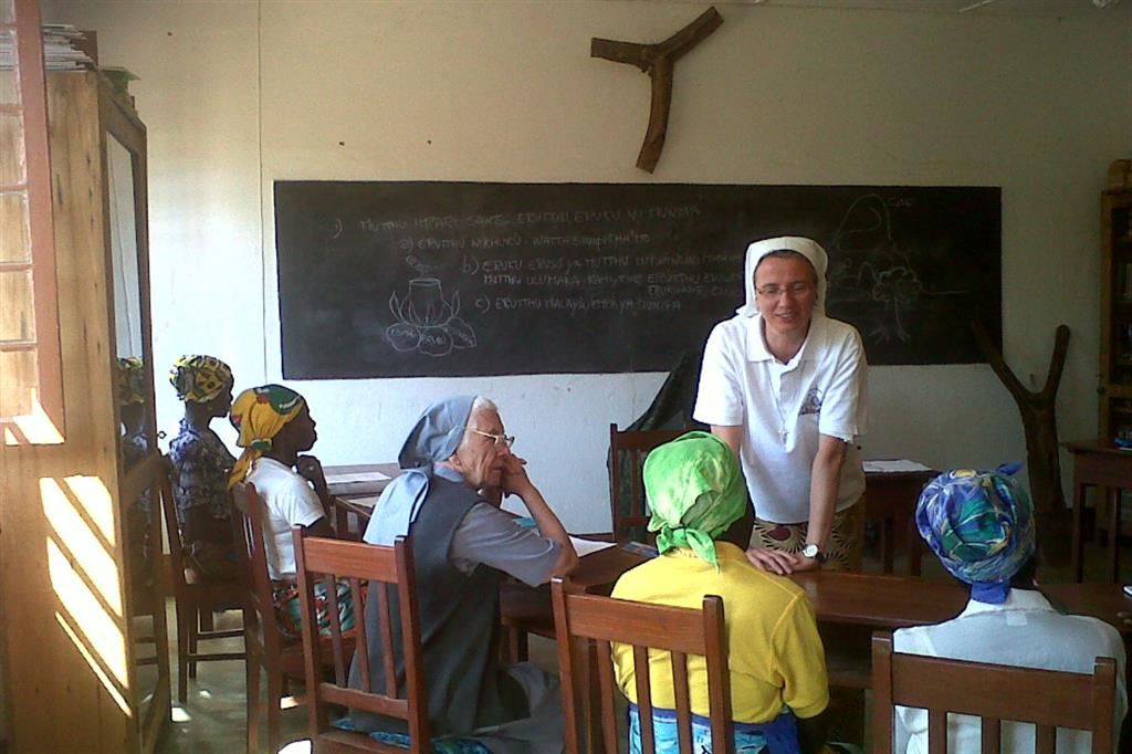 Irmã Simona Brambilla em Moçambique. Foto DR