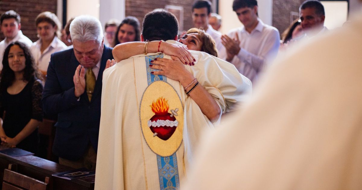 Ordenação de padre do Sodalício em Buenos Aires, Argentina, nov 2023. Foto SVC