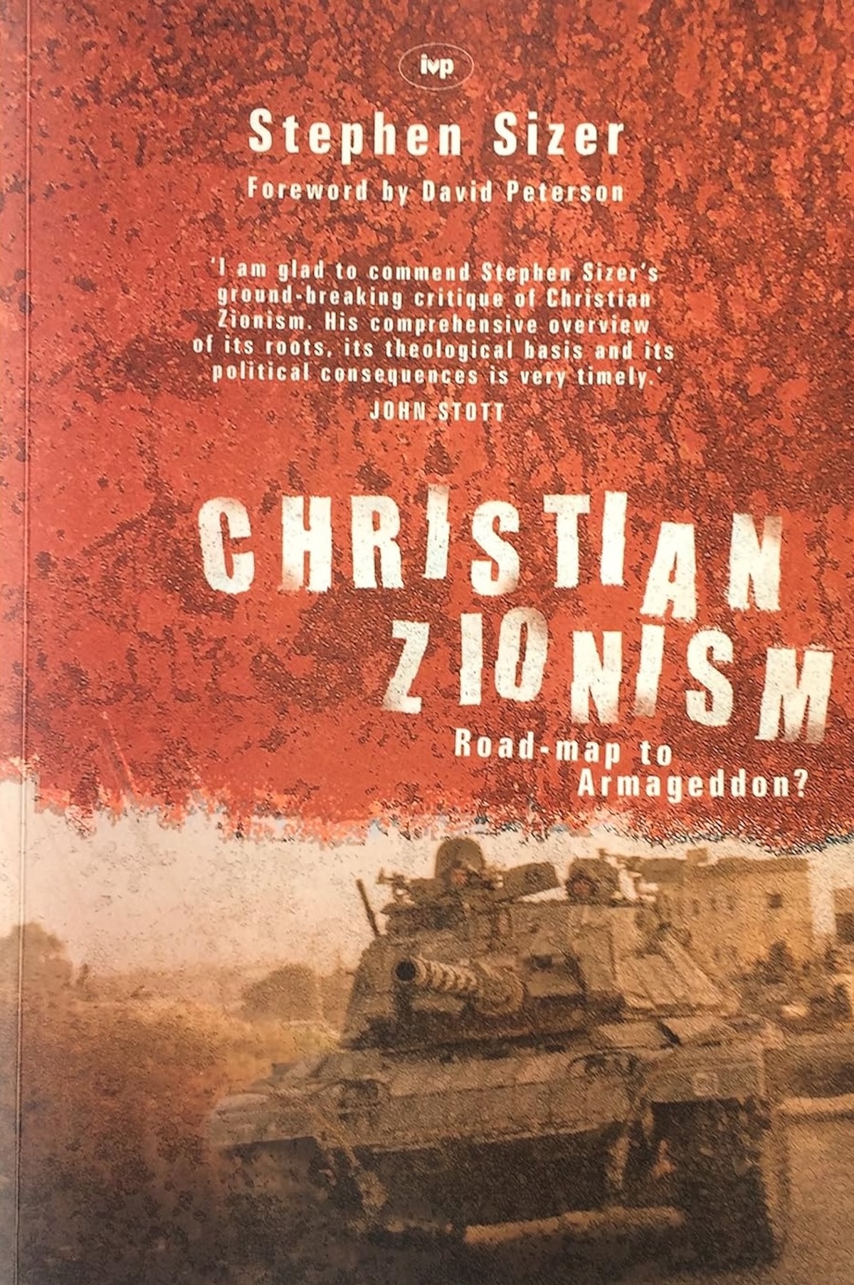A capa do livro sobre sionismo cristão