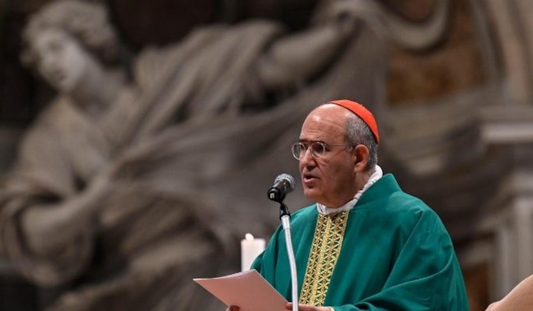 Tolentino leu o apelo do Papa: que os artistas façam a revolução em favor dos mais frágeis