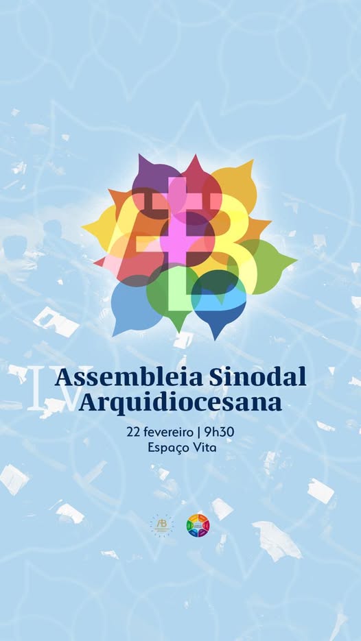 Cartaz assembleia sinodal em Braga