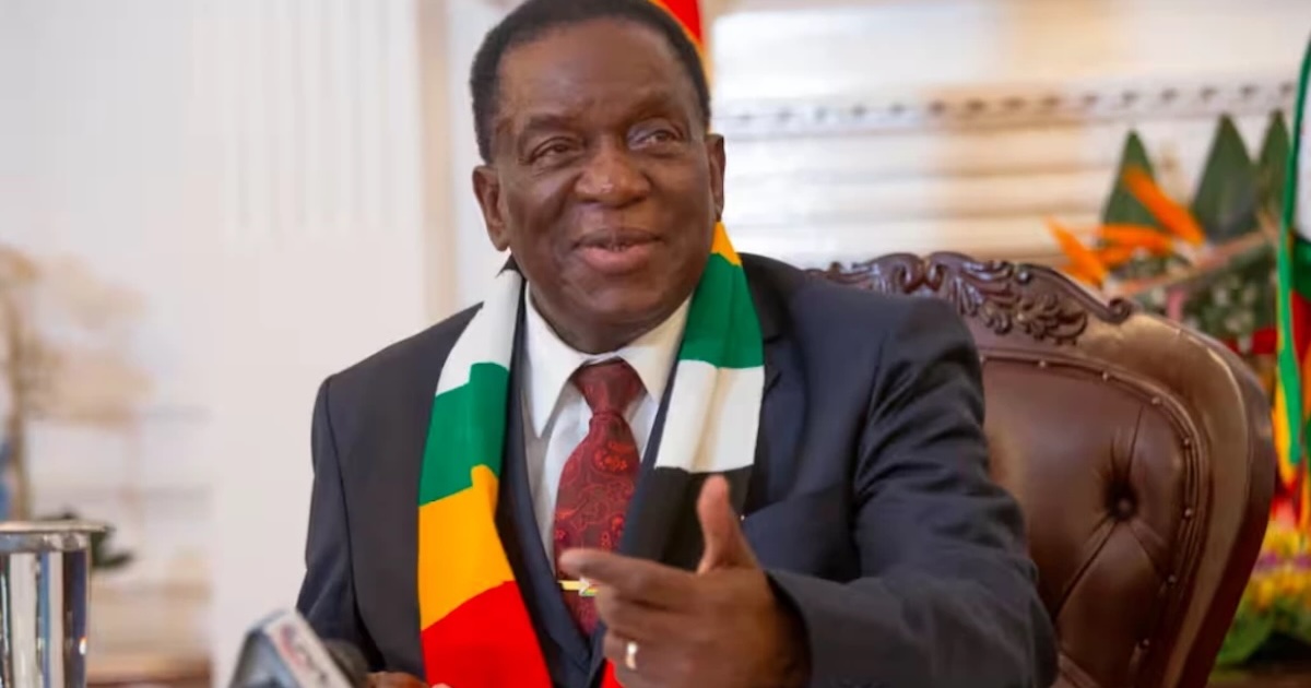 Presidente Zimbabué, Emmerson Mnangagwa Presidente Zimbabué, Emmerson Mnangagwa