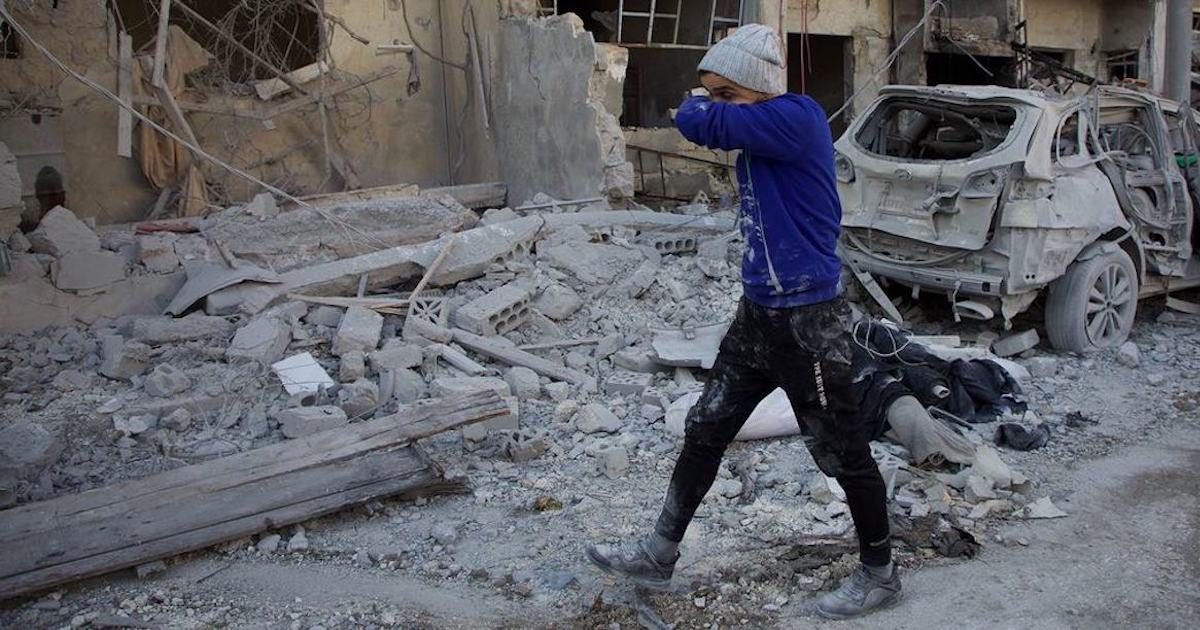 Síria Partes do noroeste da Síria encontram-se em ruínas após quase 14 anos de conflito. Foto © UNOCHA/Ali Haj Suleiman
