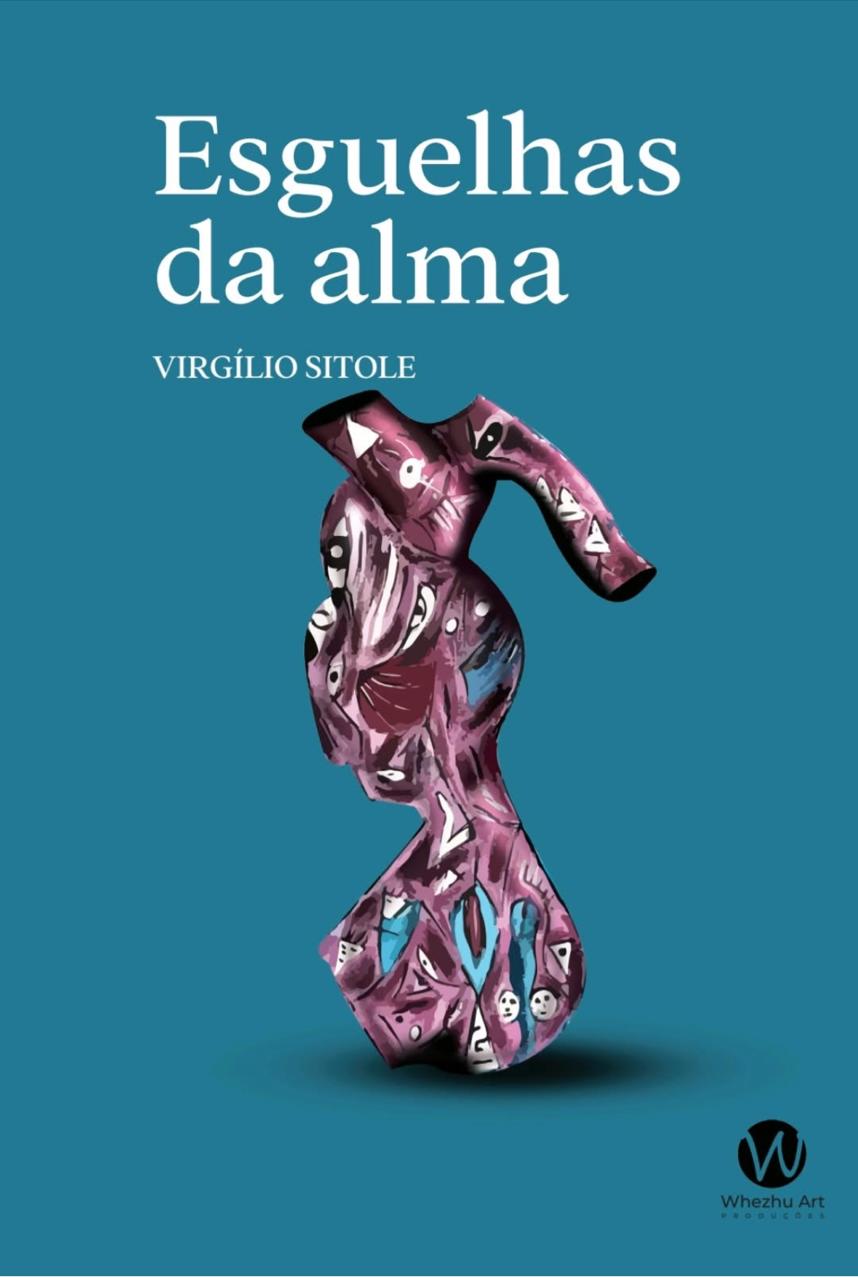 Pormenor da capa do livro "Esguelhas da alma".
