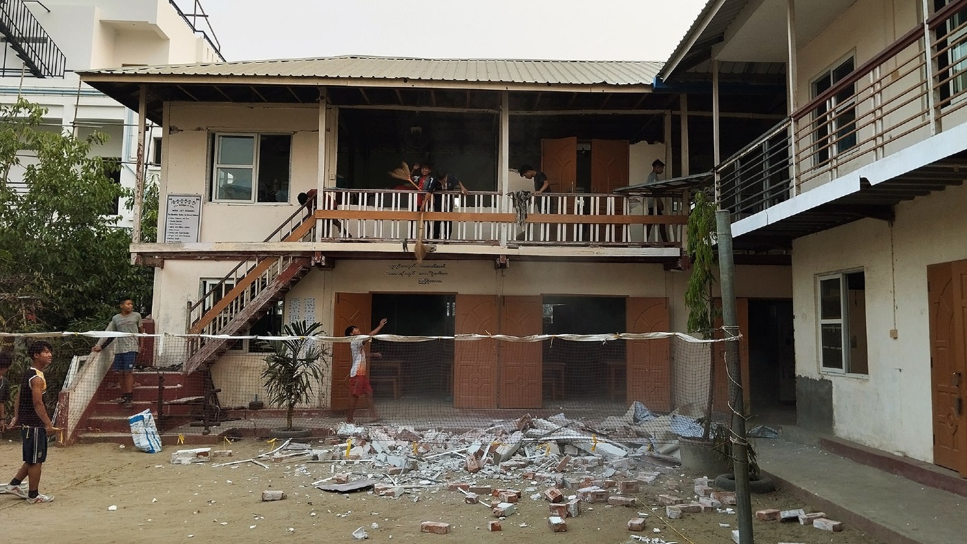 A Comunidade de Dom Bosco, em Mandalay, Myanmar, foi gravemente afetada pelo recente sismo