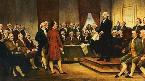 Será possível fazer um boneco? George Washington. Convenção Constitucional. EUA