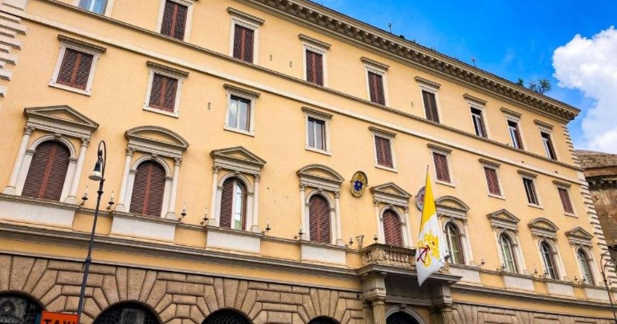 Edifício da Pontifícia Academia Eclesiástica. Foto Vatican Media Edifício da Pontifícia Academia Eclesiástica. Foto Vatican Media
