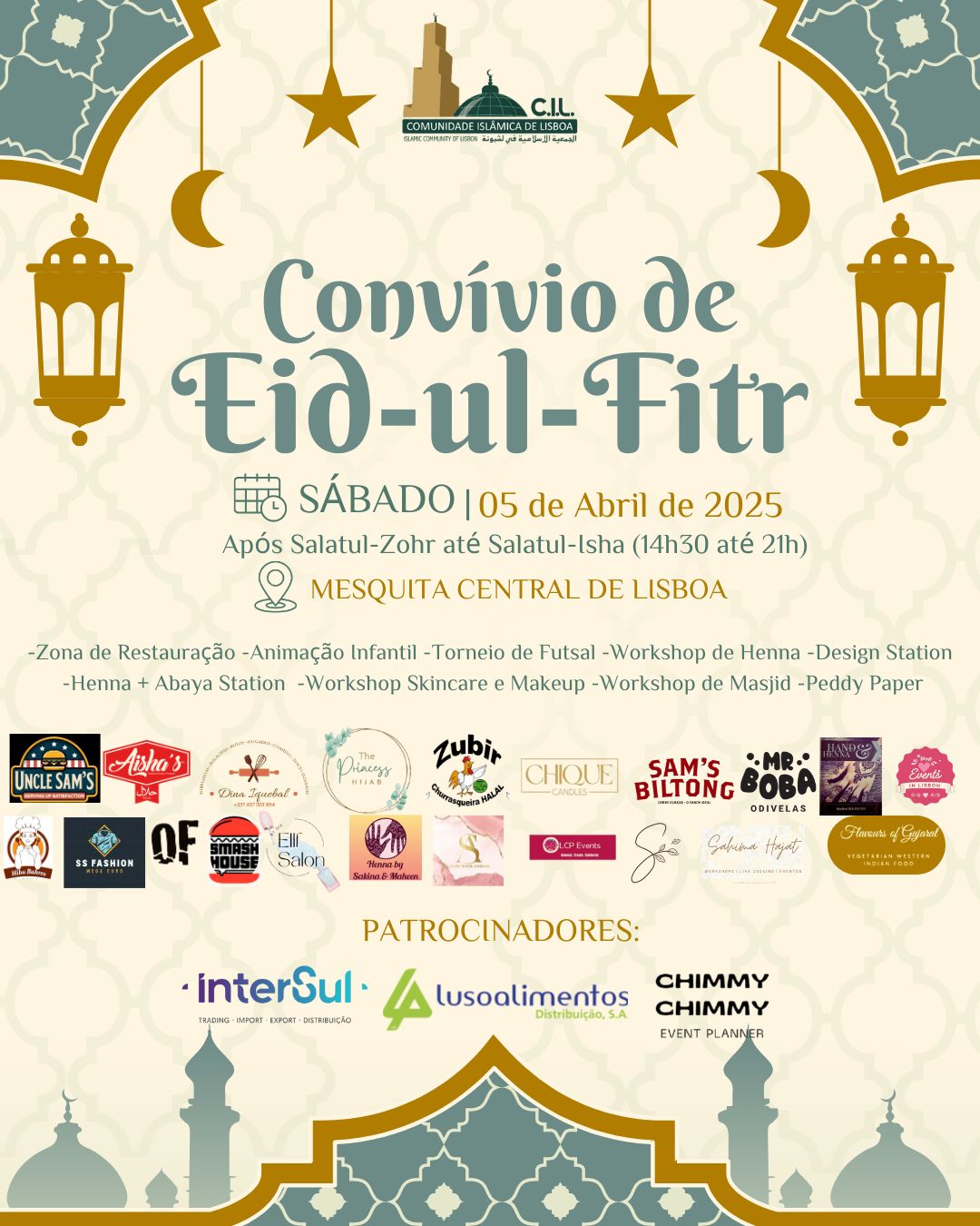 Convívio Eid-ul-Fitr cartaz