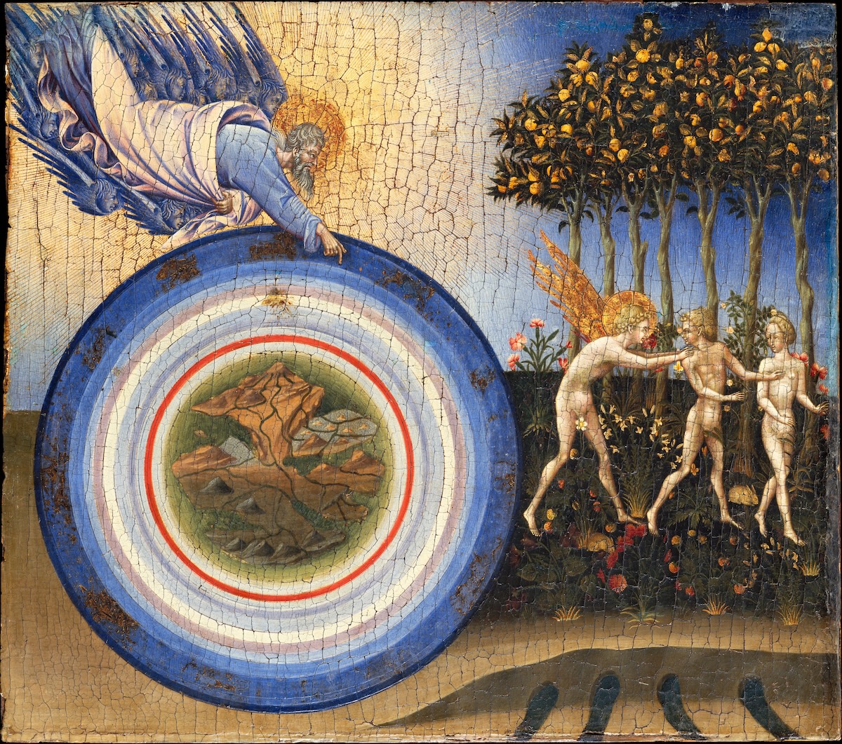 Giovanni di Paolo, criação do mundo, paraíso, arte, Pintura