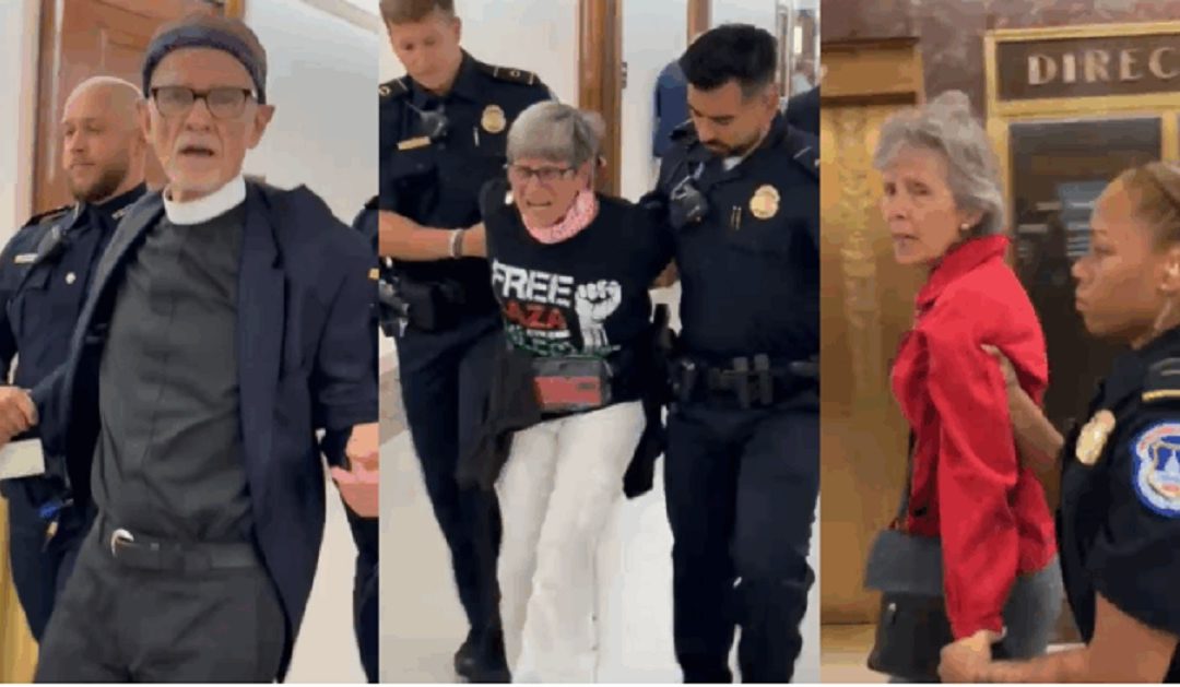 Ativistas cristãos interrompem Marco Rubio gritando: “Parem o genocídio em Gaza”