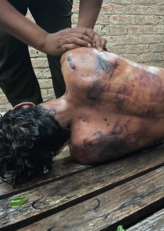 Masih, jovem cristão que foi falsamente acusado de roubo por muçulmanos. Foi submetido a violência física. Foto: Direitos reservados.
