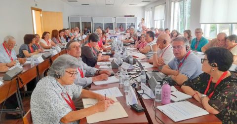 É preciso continuar a "luta por uma Europa fiel aos valores da dignidade humana" Seminário Internacional da LOC, que decorreu em Leiria de 8 a 11 de junho. Foto LOC