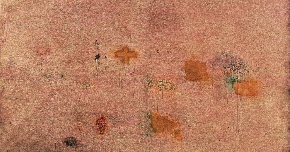 Arte, Pintura, Simon Hantaï, Cores, Écriture Rose