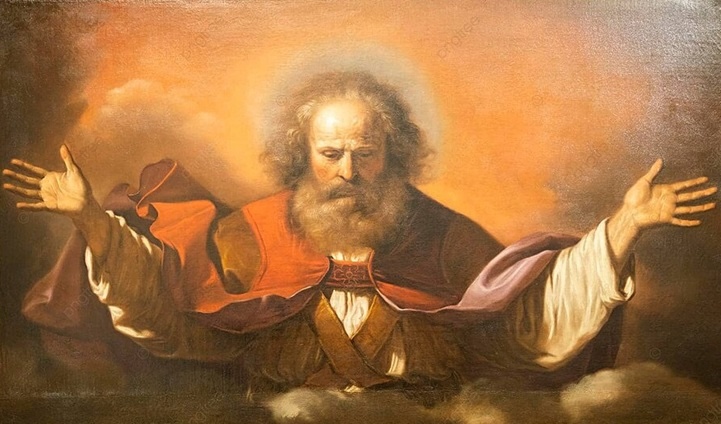 Deus Pai, arte, pintura
