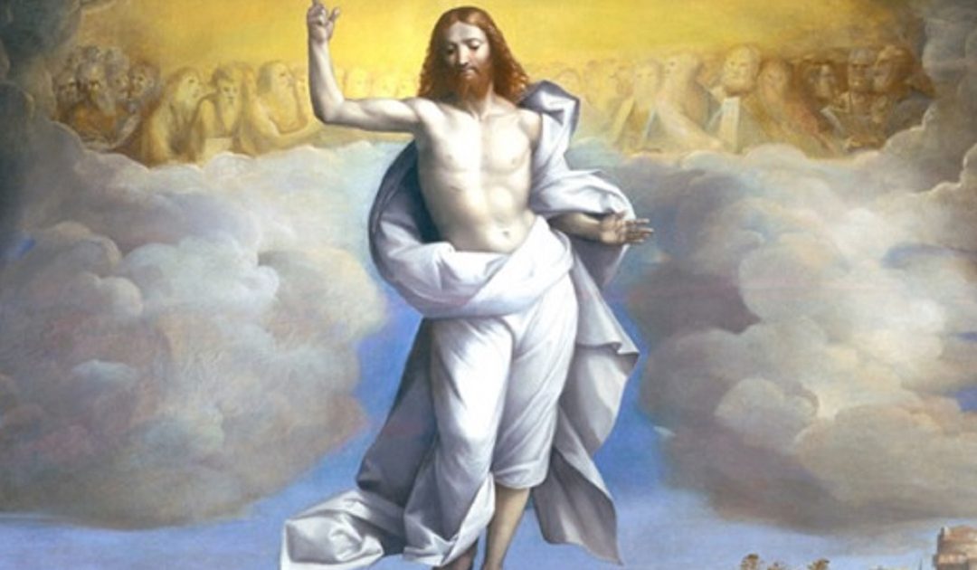 Está sentado à direita de Deus Pai – Jesus, com a humanidade, diante de Deus