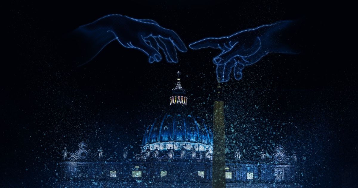 Encontro Mundial sobre a Fraternidade Humana 2025 cartaz pormenor