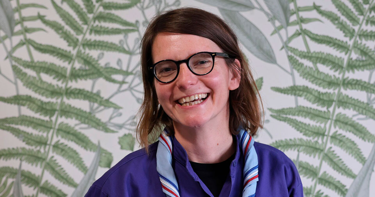 Marine Rosset foi alvo de camanhas de ódio por ser homossexual e estar responsável por uma associação escutista católica. Foto © Scouts et Guides de France