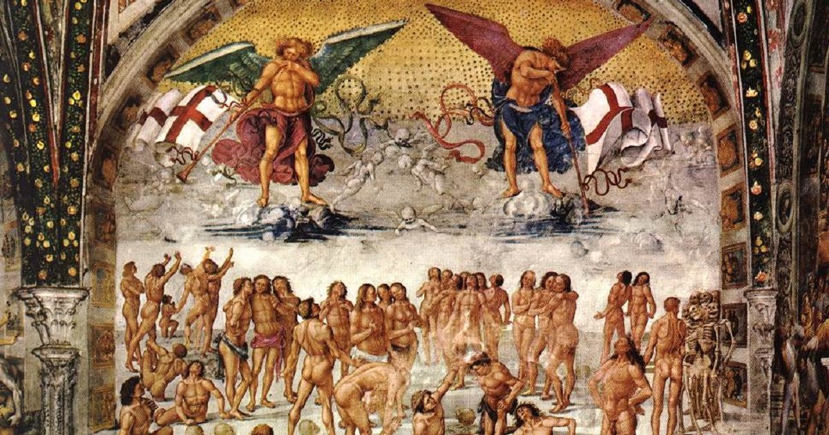 Luca Signorelli. Ressurreição Ressurreição dos mortos.