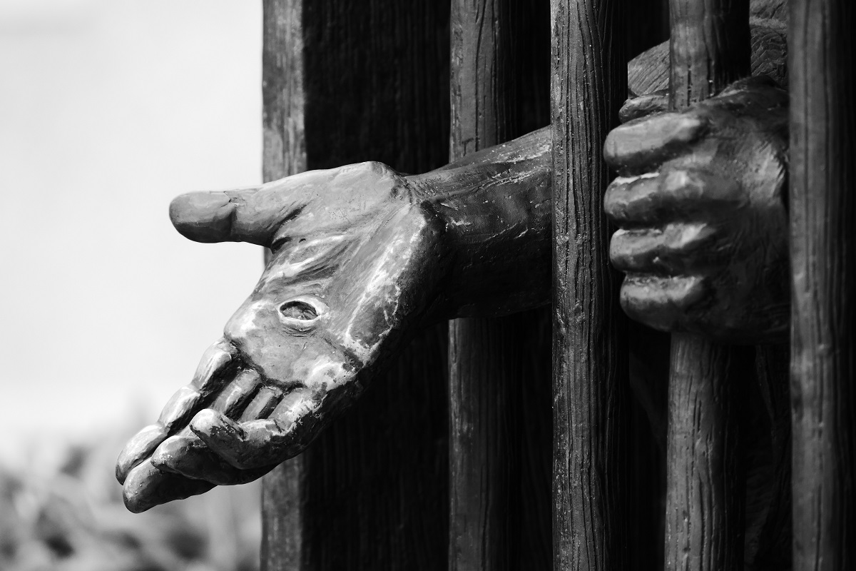 Escultura (detalhe) junto da Basílica de São Paulo Extramuros, Roma