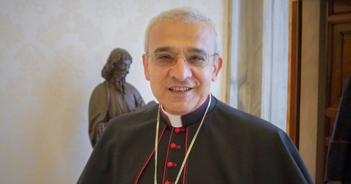 Arcebispo Filippo Iannone, prefeito do Dicastério para os Bispos. Foto Vatican Media Arcebispo Filippo Iannone, prefeito do Dicastério para os Bispos. Foto Vatican Media
