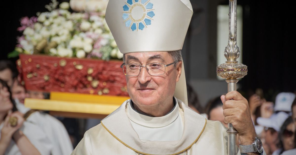 Bispo Manuel Linda na Missa da Peregrinação Jubilar ao Santuário de Fátima, setembro 2025. Foto Voz Portucalense