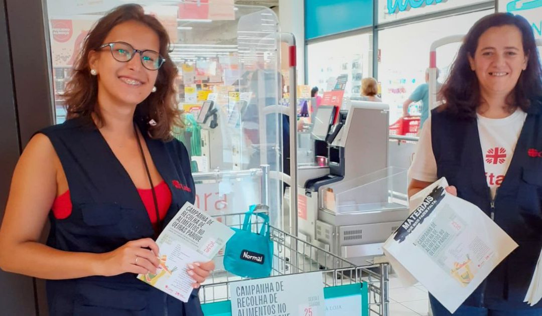 Esta semana, a Cáritas está nos supermercados para angariar bens essenciais