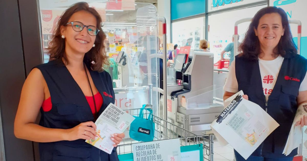 Campanha de recolha de alimentos no Oeiras Parque em 2023. Caritas Diocesana de Lisboa Campanha de recolha de alimentos no Oeiras Parque em 2023. Caritas Diocesana de Lisboa