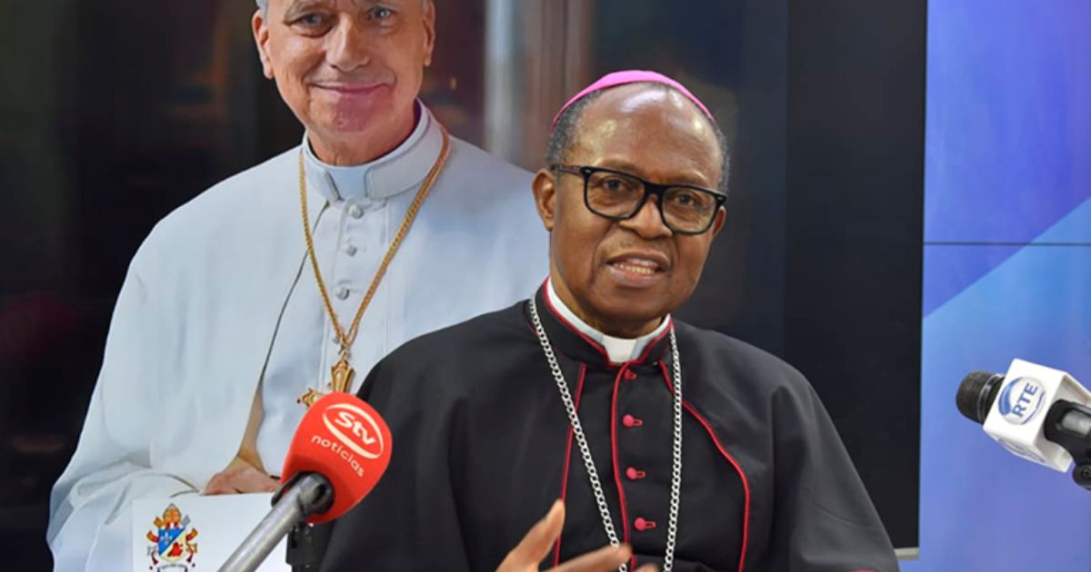 Inácio Saúre, arcebispo de Nampula, fala aos jornalistas a 3 de setembro de 2025. Foto ACN Inácio Saúre, arcebispo de Nampula, fala aos jornalistas a 3 de setembro de 2025. Foto ACN