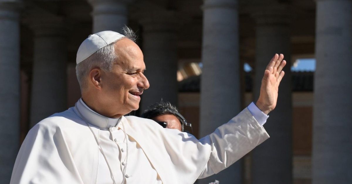 O Papa Leao XIV na Praça de São Pedro, na audiencia geral de 30 julho 2025. Foto Vatican Media